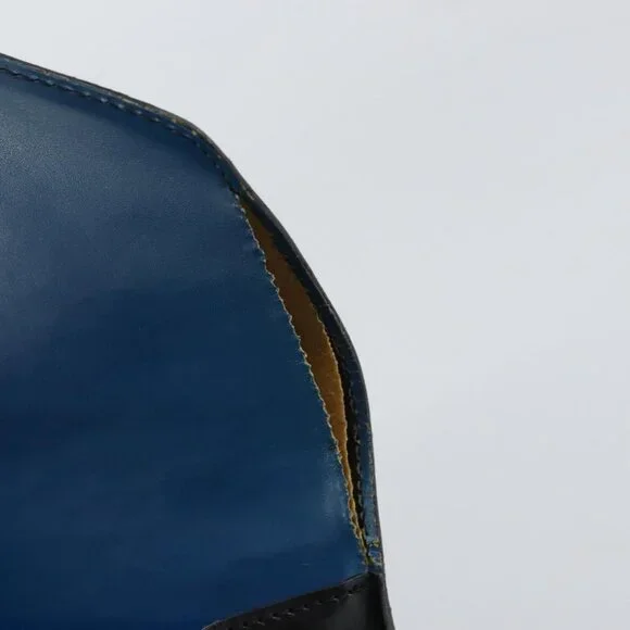 Authentic LOUIS VUITTON Epi Osh Shoulder Bag Black Blue M52445 LV - Picture 16 of 16